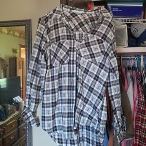 Maurices plaid top